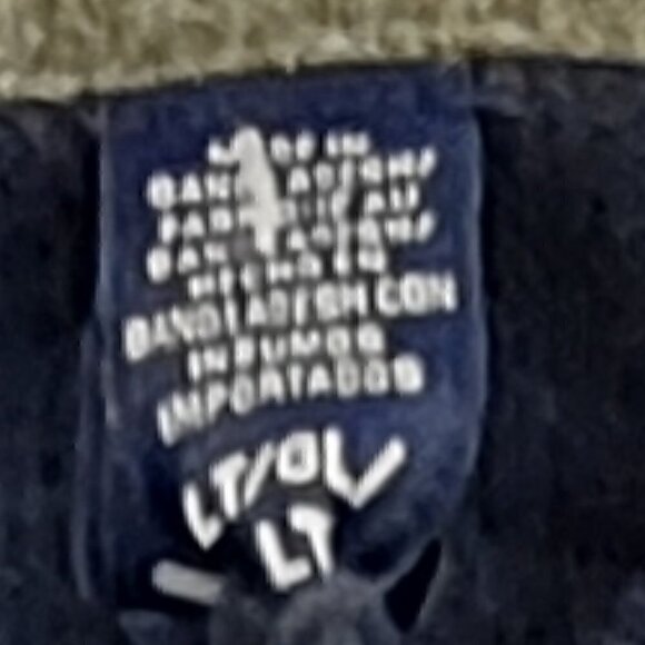 Izod Big & Tall Natural Stretch Blue Sleeveless Sweater Vest Size Large T (NWT) - Picture 10 of 12